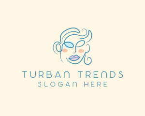 Beauty Glamor Woman Cosmetics Trend logo design