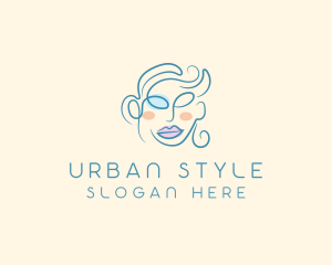 Beauty Glamor Woman Cosmetics Trend logo design