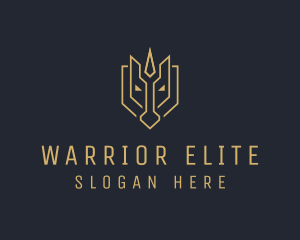 Warrior Gladiator Helmet logo design