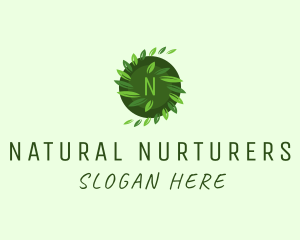 Herbal Leaf Spa logo design