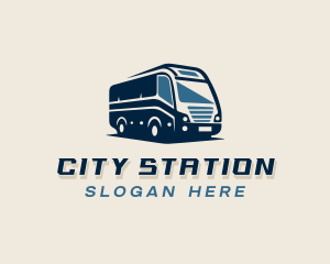 City Bus Tour Vehicle logo design