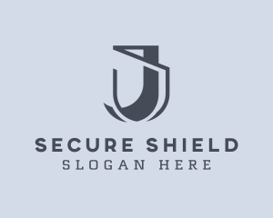 Secure Protection Shield Letter J logo