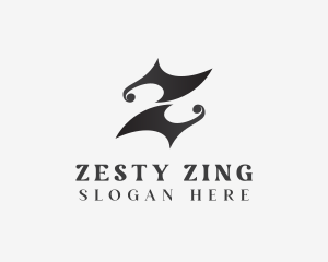 Streetwear Business Letter Z logo design