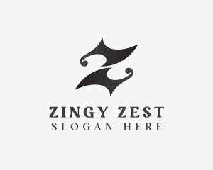 Streetwear Business Letter Z logo design