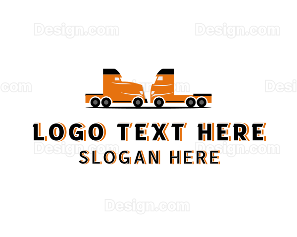 Freight Trucking Vehicle Logo