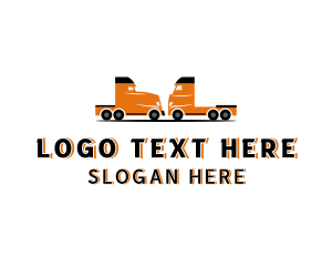 Freight Trucking Vehicle logo