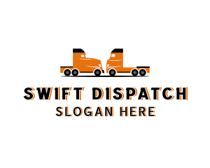 Freight Trucking Vehicle logo design