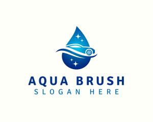 Car WashDroplet logo design