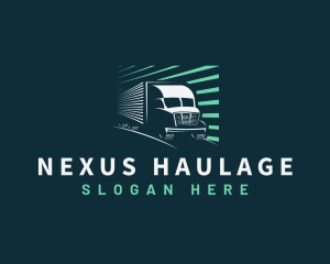 Delivery Truck Cargo logo design