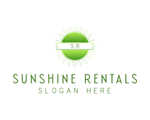 Minimalist Simple Sun logo