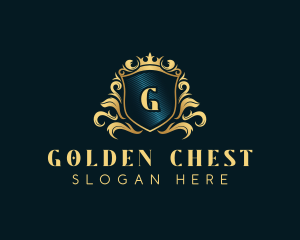 Crown Shield Ornamental logo design