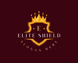 Luxury Crown Shield logo design