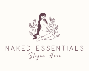 Nude Natural Woman logo design