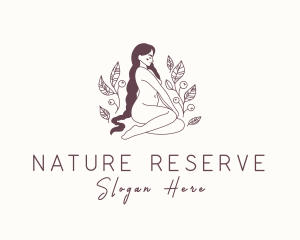 Nude Natural Woman logo design