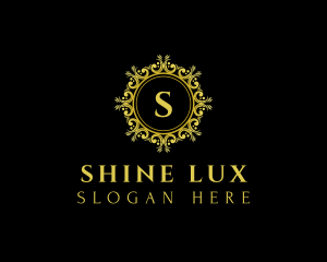 Luxe Crest Ornament logo design