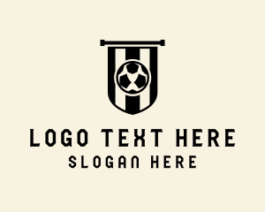 Soccer Ball Flag logo