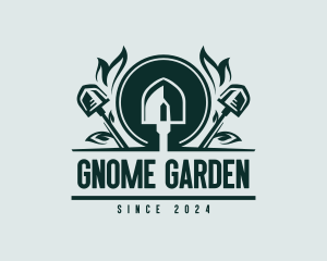 Shovel Landscaping Garden logo design