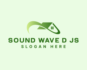 House Roofing Wave logo design