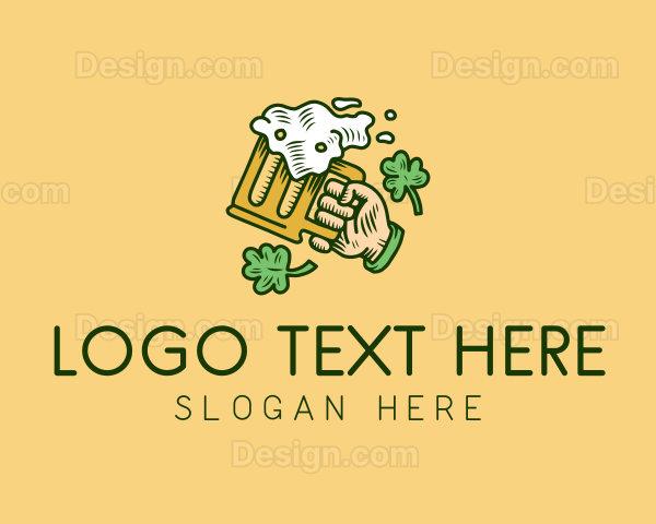 St. Patrick's Day Irish Beer Logo