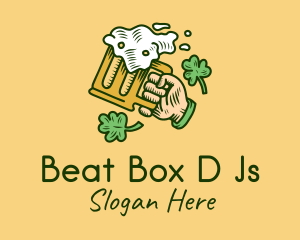 St. Patrick's Day Irish Beer  Logo