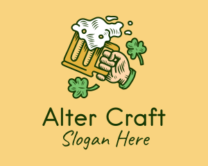 St. Patrick's Day Irish Beer  logo design