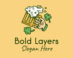 St. Patrick's Day Irish Beer  logo design