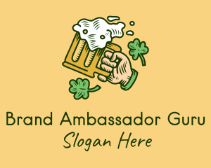 St. Patrick's Day Irish Beer  logo design