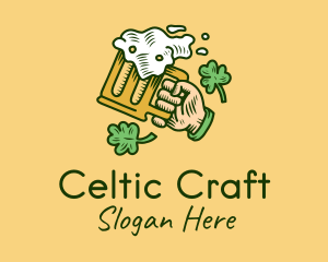 St. Patrick's Day Irish Beer  logo design