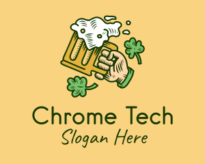 St. Patrick's Day Irish Beer  logo design