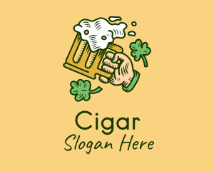 St. Patrick's Day Irish Beer  logo design