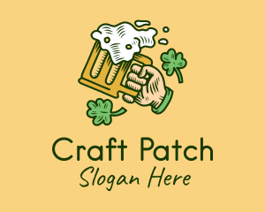 St. Patrick's Day Irish Beer  logo design