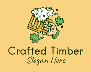 St. Patrick's Day Irish Beer  logo design