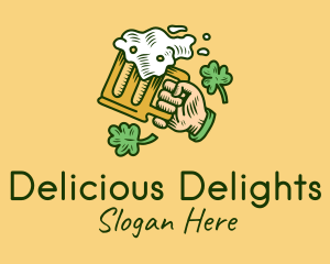 St. Patrick's Day Irish Beer  logo design