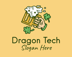 St. Patrick's Day Irish Beer  logo design