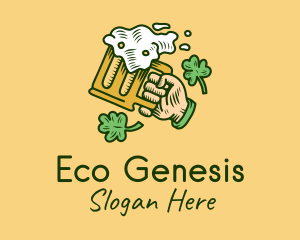 St. Patrick's Day Irish Beer  logo design