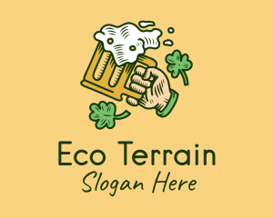 St. Patrick's Day Irish Beer  logo design