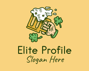 St. Patrick's Day Irish Beer  logo design