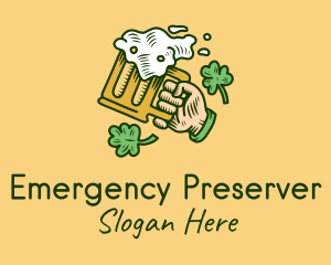 St. Patrick's Day Irish Beer  logo design