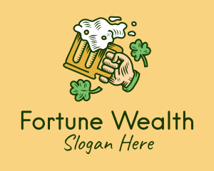 St. Patrick's Day Irish Beer  logo design