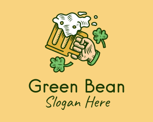 St. Patrick's Day Irish Beer  logo design