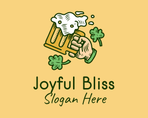 St. Patrick's Day Irish Beer  logo design