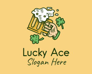 St. Patrick's Day Irish Beer  logo design