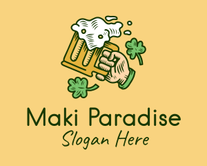 St. Patrick's Day Irish Beer  logo design