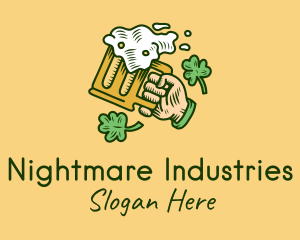 St. Patrick's Day Irish Beer  logo design