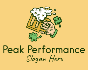 St. Patrick's Day Irish Beer  logo design