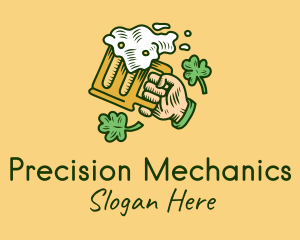 St. Patrick's Day Irish Beer  logo design