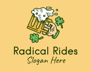 St. Patrick's Day Irish Beer  logo design