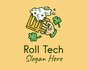 St. Patrick's Day Irish Beer  logo design