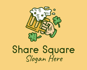 St. Patrick's Day Irish Beer  logo design