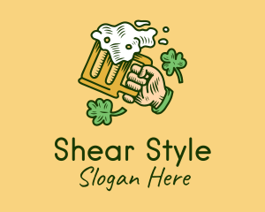 St. Patrick's Day Irish Beer  logo design